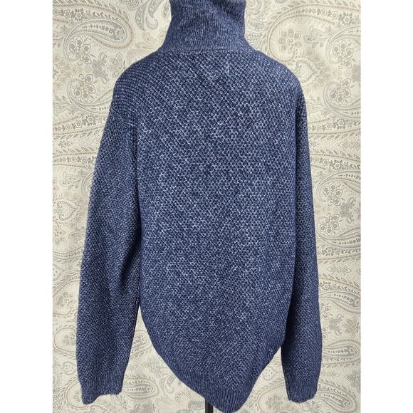 Alesbury Blue 1/4 zip sweater sz Large Stitch Fix Normcore Cozy Business casual - Picture 3 of 8